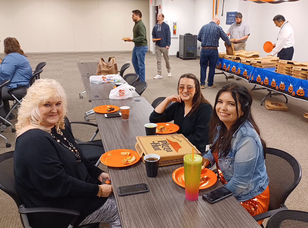 Knoxville Office Celebrates Halloween With Pizza, Candy, And Cartoon