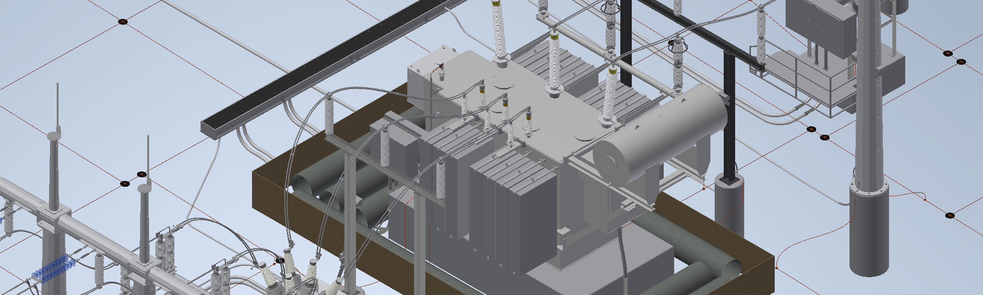 3D model of substation