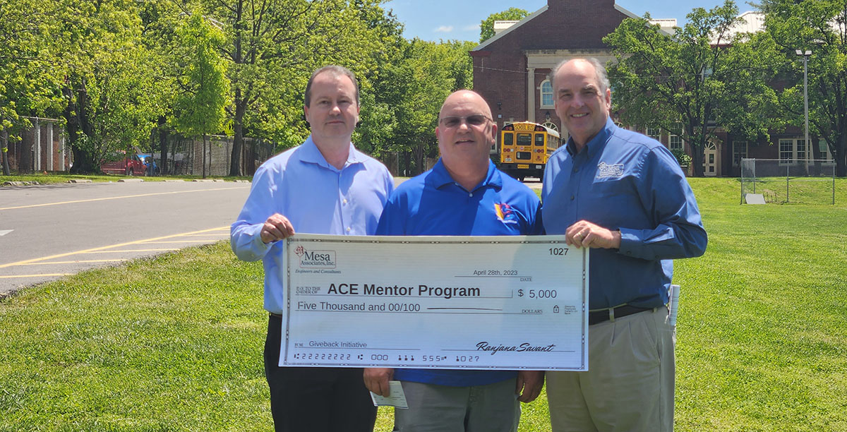 Giving ACE Mentoring Giveback Program check