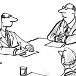 Cartoon of meeting